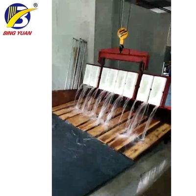 R404A 124.3KW 380V 25KG 상업적 얼음 생성 장치 기계, 상업적 아이스 큐브 기계