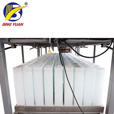 10000KG 33.98KW 380V 투명 얼음 페색기, 명백한 얼음 덩어리 제조사