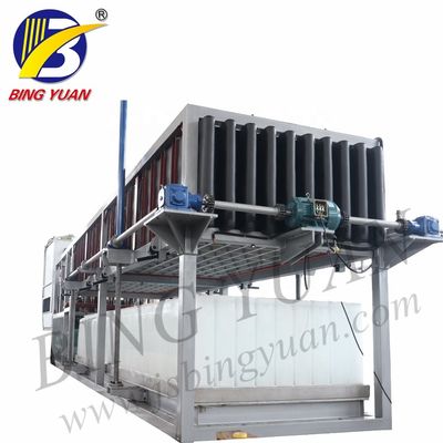 10000KG 33.98KW 380V 투명 얼음 페색기, 명백한 얼음 덩어리 제조사