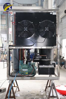 R404A 200V 35 밀리미터 1 톤 아이스 튜브 제조사 기계
