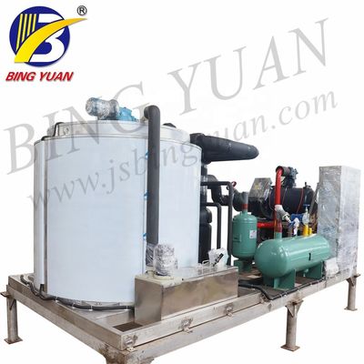 R404A 220V 3000KG 박편빙 제조사 기계, 해수 박편빙 기계