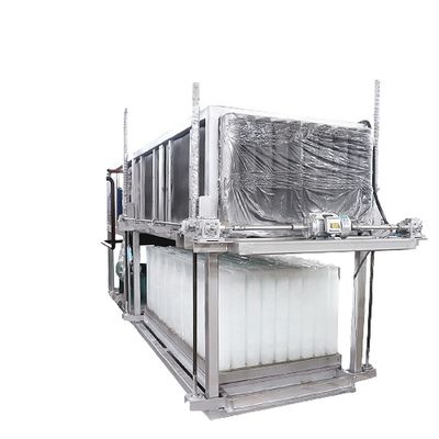 10000KG 33.98KW 380V 투명 얼음 페색기, 명백한 얼음 덩어리 제조사